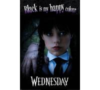 Mercoledì Grande Poster 61x91.5 CM 61x91.4cm Nuovo Nero Is My Happy Colore