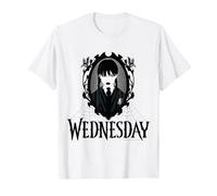 mercoledì Serie mercoledì Web Frame Maglietta, Uomo, Bianco, 5XL