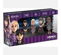 MERCOLEDI Wednesday Addams 4 Figure 7cm ENID BIANCA Originale MINIX Tv