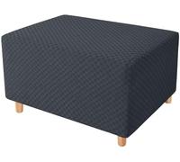 MeRcri Copri Pouf Fodera per Ottomano in Copri Ottomano Rettangolare Copertura Protettiva per Poggiapiedi Copri Pouf Elasticizzato (Color : #6, Size : S(58-75CM/23-30IN))
