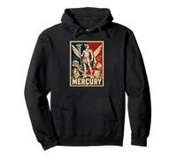 Mercurio Dio Romano Alato Messenger Retro Felpa con Cappuccio