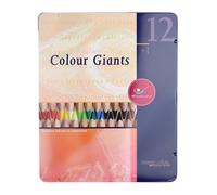 Mercurius Stockmar AMS Color Giant Pencils, Set of 12 in Tin Case