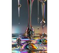 Mercury: A Visual ASMR Liquid Chrome Lined Journal | Oddly Satisfying Glossy Aesthetic Notebook: Iridescent Abstract Sensory Diary | 200-Page Ruled Calming Mindfulness Dream Log for Stress Relief 6x9