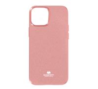 Mercury, Cover per iPhone 13 Mini Silicone Effetto Brillante Pearl Jelly, Rosa