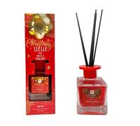 Mercury Home - Diffusore Profumo Ambiente 120ml - con Oli Essenziali, Bastoncini in Cotone - per la Casa - Idea Regalo Natale (Vin Brule)