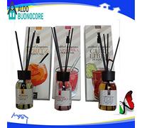 Mercury Italy - Diffusore di Profumi con Bacchetti in Cotone, Essenza di Cocktail, Spritz, 125ml