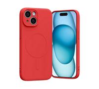 MERCURY Semi-silicone COVER MAGSAFE per Apple iPhone 15 Plus, Rosso