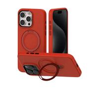 MERCURY Stand in silicone con supporto COVER MAGSAFE per Apple iPhone 15 Pro Max, Rosso