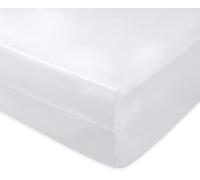 Mercury Textil -Coprimaterasso in microfibra, antiacaro, antibatterico, traspirante, allungato fino a 25 cm di profondità, coprimaterasso con cerniera (letto 150)