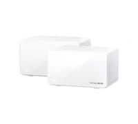 MERCUSYS Halo H90X(2-pack) WiFi 6 Mesh Router AX6000Mbps, 2,5 Gigabit Porta, Controllo Parental, Ripetitore e Access Point, Collega fino a 150 Dispositivi, 2 Pezzi con Copertura fino a 550 ㎡