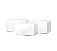 MERCUSYS Halo H90X(3-pack) WiFi 6 Mesh Router AX6000Mbps, 2,5 Gigabit Porta, Controllo Parental, Ripetitore e Access Point, Collega fino a 150 Dispositivi, 3 Pezzi con Copertura fino a 800 ㎡