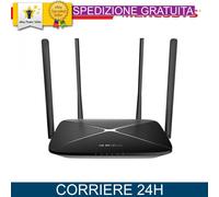 Router 4G LTE WiFi con Sim Cellulare RJ-45 Lan Mercusys MB115-4G Plug&Play