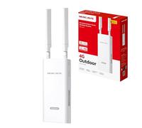 MERCUSYS MB118-4G Router WiFi con Sim da Esterno, 4G CAT4 LTE N300Mbps, 2 Antenne LTE Rimovibili, Porta LAN, Alimentazione PoE/DC, Montaggio su Palo, Parete e Finestra, SMS, APP, Plug&Play, IP65