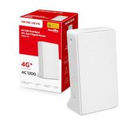 Mercusys MB230-4G Router 4G con Sim Cat6 AC1200 Dual Band LAN/WAN | Per Casa e Ufficio, Inserisci la SIM e Navighi, Senza Configurazione, Porte Antenna Esterna, Backup WAN, App, SMS