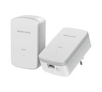 MERCUSYS MP300 KIT Powerline AV600Mbps Fast Ethernet HomePlug AV2 | Per Portare la Rete in Stanze Lontane e Oltre Muri Spessi, Usa l'Impianto Elettrico, HomePlug AV2, Portata Fino a 300 Metri