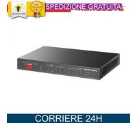 Mercusys MS110GMP 10-Port Gigabit Switch PoE+ Desktop 8 PoE Networking