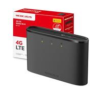 Mercusys MT110 Saponetta WiFi con Sim 4G Cat4 WiFi 6 AX300 Batteria | Per Viaggi e Connessione Mobile, Plug&Play, Batteria 2400mAh fino a 10 Ore, Controllo da App, WiFi Portatile con SIM
