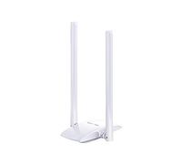 MERCUSYS N300 Adattatore USB Wireless ad alto guadagno con due antenna ad alto guadagno 5dBi e 2 × 2 MIMO per PC/Desktop/Laptop, supporta Windows 10/8.1/8/7/XP (MW300UH)