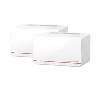 Mercusys TP-Link Halo H37BE Mesh Wi-Fi 7 BE6500Mbps Dual-Band, 2 Porte WAN/LAN di 2.5G, 1 Porta Gigabit WAN/LAN, Coperti fino a 460m2, 4K-QAM, MLO, Multi-RUs, OFDMA, Controllo da APP, WPA3-SAE, 2pz