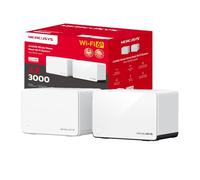 Mercusys TP-Link Halo H85X Mesh Wi-Fi 6 AX3000Mbps Dual-Band, 2.5G Porta WAN/LAN, 2 Porte WAN/LAN Gigabit, Coperti fino a 460m2, MU-MIMO, WPA3, Controllo da APP, 2pz