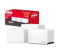 Mercusys TP-Link Halo H85X Mesh Wi-Fi 6 AX3000Mbps Dual-Band, 2.5G Porta WAN/LAN, 2 Porte WAN/LAN Gigabit, Coperti fino a 650m2, MU-MIMO, WPA3, Controllo da APP, 3pz