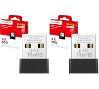 Mercusys TP-Link MA14N AX300 WiFi 6 WiFi USB, Chiavetta WiFi per PC Fisso, 287Mbps su 2.4GHz, Adattatore WiFi usb per Windows 11/10/7, Design Nano (Confezione da 2)