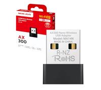 Mercusys TP-Link MA14N AX300 WiFi 6 WiFi USB, Chiavetta WiFi per PC Fisso, 287Mbps su 2.4GHz, Adattatore WiFi usb per Windows 11/10/7, Design Nano