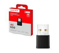 Mercusys TP-Link MA20NB Adattatore WiFi USB AC650Mbps con Bluetooth 5.0, Nano Chiavetta WiFi per PC Fisso, Dual Band 433/200 Mbps, WPA3, USB 2.0, Plug & Play, Compatibile Windows 11/10