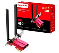 Mercusys TP-Link MA37BE PCIe Adattatore BE6500Mbps Wi-Fi 7 Bluetooth 5.4, WPA3,