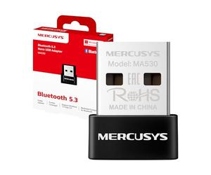 MERCUSYS TP-Link MA530 Adattatore USB Bluetooth 5.3, per PC, Stampanti, Altoparlanti ecc, Design Ultra-Compatto, Windows 11/10/8.1/7, Supporta i Dispositivi di Versioni Bluetooth Precedenti