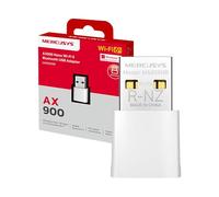 Mercusys TP-Link MA60XNB AX900 WiFi 6 USB, Bluetooth 5.3, Chiavetta WiFi per PC Fisso, Dual Band 5GHz 600Mbps + 2.4 GHz 287 Mbps, Supporta Windows 11/10, Design Nano, MU-MIMO, OFDMA, WPA3