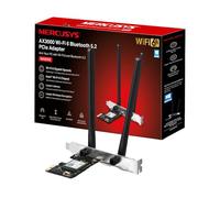 MERCUSYS TP-Link MA80XE PCIe Adattatore AX3000Mbps WiFi 6 Bluetooth 5.2, Chipset Intel Wi-Fi 6, WPA3, MU-MIMO, OFDMA, Scheda WiFi PC Fisso, Supporta Windows 10, 11