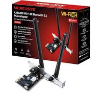 MERCUSYS TP-Link MA86XE PCIe Adattatore AXE5400Mbps Wi-Fi 6E Bluetooth 5.2, Chipset Intel Wi-Fi 6E, WPA3, MU-MIMO, OFDMA, Scheda WiFi PC Fisso, Velocità Tri-Band, Supporta Windows 10, 11