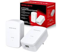 Mercusys TP-Link MP500 KIT Powerline Kit Homeplug AV2 Fino a 1000Mbps, 1 Porta Gigabit, Plug & Play, Compatibile con Tutti i Router