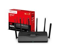 Mercusys MR47BE router wireless 2.5 Gigabit Ethernet Tri-band (2,4 GHz/5 GHz/6 GHz) Nero