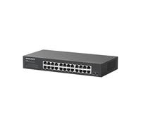 Mercusys TP-Link MS124GS Switch Gigabit 24 Porte, Montaggio Desktop o Rack, Plug & Play, Priorità del Traffico, Prevenzione Loop, Modalità di Isolamento, Funzionamento Silenzioso, Case in Metallo