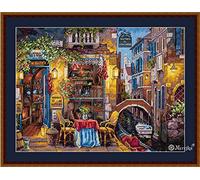 Merejka K-160 Special Venice Schema punto croce contato, cotone, multicolore, 30 x 40 cm