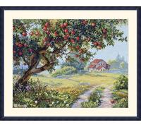 Merejka K-255 - Kit per punto croce con schema numerato, in cotone, multicolore, 29,5 x 38,5 cm