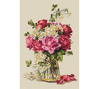 Merejka Kit punto croce contato, cotone, multicolore, 22 x 32 cm