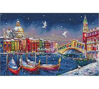 Merejka Kit punto croce contato, cotone, multicolore, 27 x 40 cm