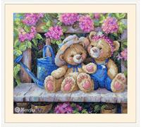 Merejka Kit punto croce contato Garden Friends