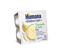 Merenda al latte pera 4x100g - Humana