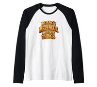 Merengue Danza Salsa Bachata Cumbia Ballo Latino Maglia con Maniche Raglan
