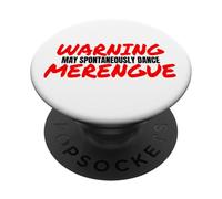 Merengue Danza Salsa Bachata Cumbia Latino Merengue Danza PopSockets PopGrip Adesivo