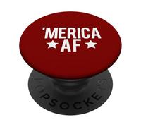 'MERICA AF 4 luglio indipendenza America Meme PopSockets PopGrip Adesivo