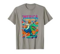 Merica Dal 1776 Aquila Patriottica e Gator USA America Maglietta