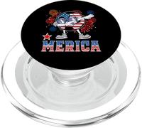 Merica Football Dabbing 4th of July Patriotic American PopSockets PopGrip per MagSafe