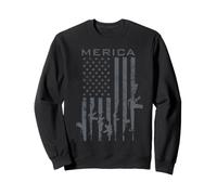 Merica - Funny PRO Gun American Flag - USA 2° emendamento Felpa