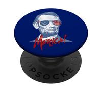 Merica Lincoln - 4th July Veterans or Memorial Day Abe PopSockets PopGrip Adesivo