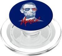 Merica Lincoln - 4th July Veterans or Memorial Day Abe PopSockets PopGrip per MagSafe